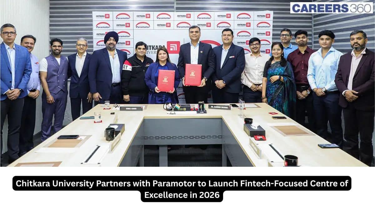 Chitkara University Partners with Paramotor to Launch Fintech-Focused Centre of Excellence in 2026